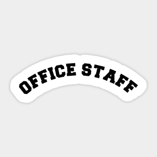 Office Staff Sticker